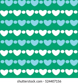 Texture of chain from hearts