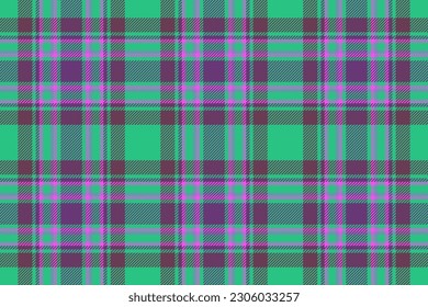 Texture check seamless. Background vector plaid. Pattern fabric textile tartan in magenta and indigo colors.