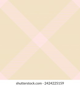 Texture check vector of plaid fabric textile with a background pattern tartan seamless in light and misty rose colors.