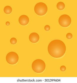 Texture of the cheese. Vector illustration