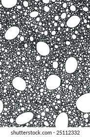 a texture of circles