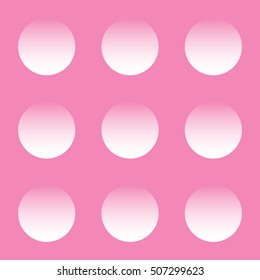 Texture of circles on a pink background