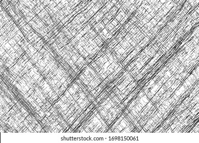 The texture of the coarse woven material. Dark vector background, shades of gray. Diagonal structure.