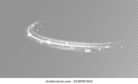 Texture of cold winter wind. Festive vector blizzard.Wind effect.Speed.	