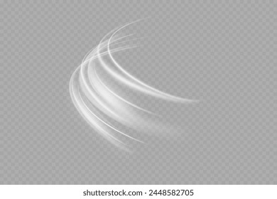 Textur des kalten Winterwindes. Festliche Musik Vektorgrafik Schneesturm. Weihnachtsmusiken kalter Schneesturmeffekt. Lichteffekt.