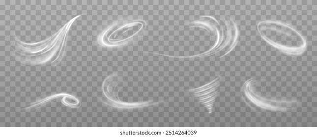 Texture of cold winter wind. Holiday vector snowstorm. Christmas cold snowstorm effect.Light effect.