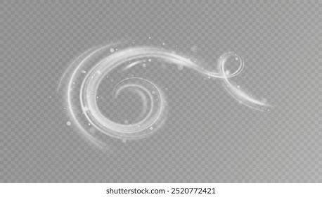 Textura del frío viento invernal. Tormenta de nieve en el Vector Festiva. Navidades efecto de tormenta de nieve fría. Efecto de luz.