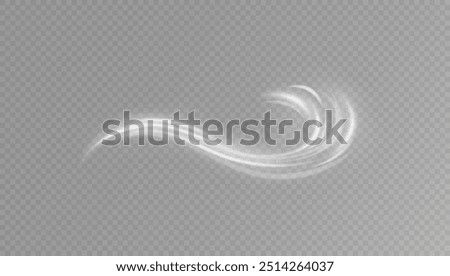 Texture of cold winter wind. Holiday vector snowstorm. Christmas cold snowstorm effect.Light effect.