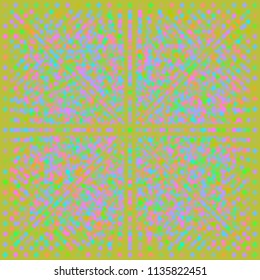 Texture with colored circle pattern for background.