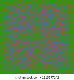 Texture with colored circle pattern for background.