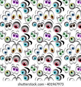 texture with colored eyes