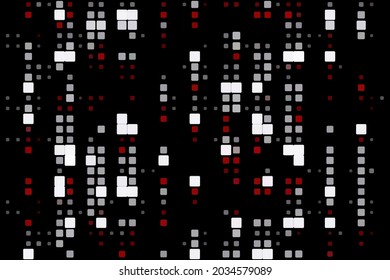 Textur mit farbigen polygonalen Formen. Abstrakter Hintergrund. Rot-Weiß-Farben. Dekorativer Hintergrund.