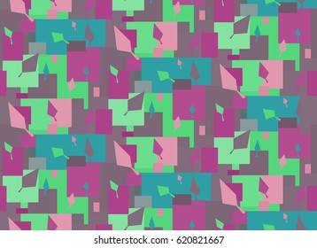 Texture in colored shades. Seamless fon with abstract elements. Simple cute vector pattern in small-scale elements on the colored background. Seamless background for wallpapers, print, fabric design.