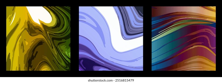 The texture of colorful marble patterns. The illusion of a colored liquid. Colored abstract background. Interior design, paintings, covers and creative ideas