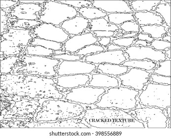 Texture concrete wall cracked useful as a background