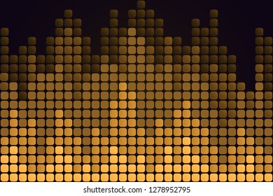 Texture consisting of many colored yellow squares.
