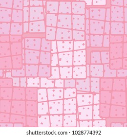 Texture consisting of oblique rounded squares of different colors.
Seamless. Grunge style. Very trendy pattern.