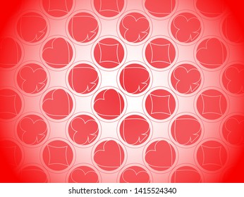 Texture consisting of playing card symbols.Card Suit Background