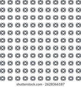 The texture consists of rounded repeating elements. The objects look like viruses or schematic atoms.