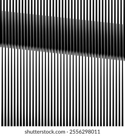  The texture consists of vertical lines that overlap each other.
