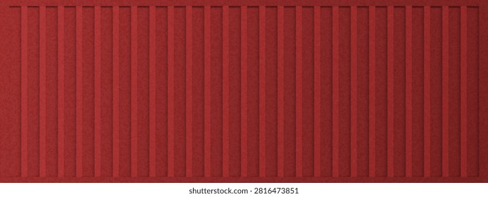 Texture corrugated red with container metal black for roof sheet noise effect. Wall background siding with ship wood pink for pattern box door. Fluted ribbed texture with cardboard container colored.