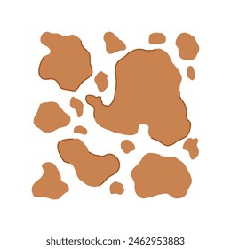 texture cow skin cartoon. farm print, spot seamless, black abstract texture cow skin sign. isolated symbol vector illustration