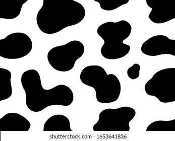 Texture Cow White Black Spot Repeated Stock Vector (Royalty Free ...