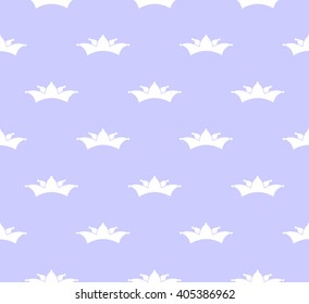 Texture Crown seamless vector ornament illustration
