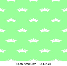 Texture Crown seamless vector ornament illustration
