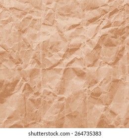 Texture of crumpled old paper. Vector illustration.