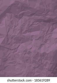 Texture of crumpled paper - colorful vector background