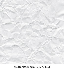 Texture of crumpled paper. Eps 10 vector file. 