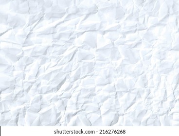 Texture of crumpled paper. Vector illustration.