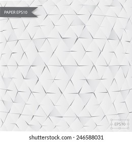 Texture of crumpled paper. Vector illustration isolated