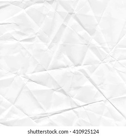 Texture of crumpled paper. Vector illustration.