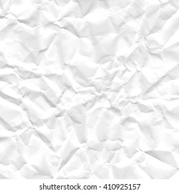 Texture of crumpled paper. Vector illustration.