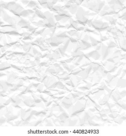 Texture of crumpled paper. Vector illustration.