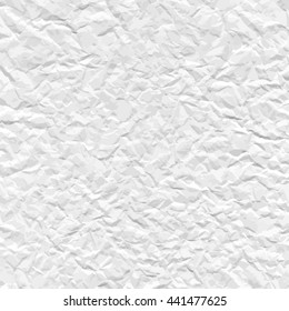 Texture of crumpled paper. Vector illustration.