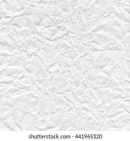 Texture of crumpled paper. Vector illustration.