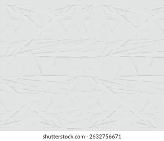 Texture of crumpled papers background. Vector illustration