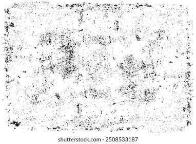 Textura da parede de betão danificada. Cobertura de pó de grão de sofrimento. Fundo monocromático de sobreposição de aflição.