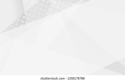 texture design white light & grey geometric background halftone style. vector EPS10
