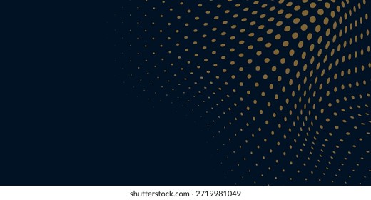 Texture digital wave of particles. Futuristic point wave. Technology background vector. Art