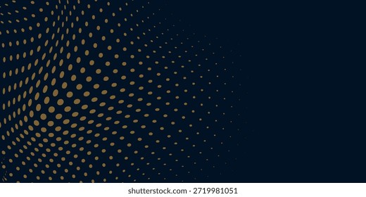 Onda digital de textura de partículas. Onda pontual futurista. Vetor de fundo de tecnologia. Arte