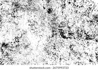 Texture dirty overlay grunge effect. Black and white abstract background