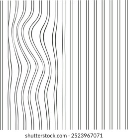Texture with double vertical lines. Some of the stripes are distorted and look like waves.