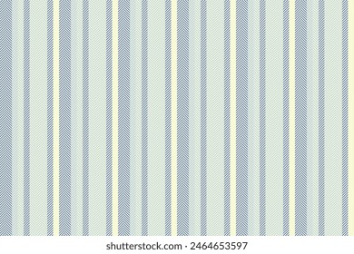 Fondo de tela de textura de líneas textiles sin costuras con un patrón de Vertical de rayas de Vector en colores amarillo y azul de vara de oro claro.