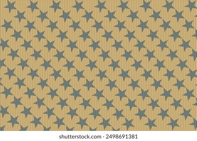  texture fabric background, tattersall plaid textile tartan. Bag check seamless vector pattern in teal and light colors palette.