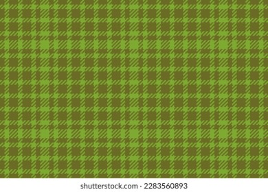 Texture fabric seamless. Textile tartan plaid. Pattern check vector background in lime and green colors.