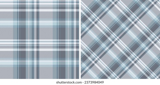 Texture fabric tartan of background plaid check with a seamless textile pattern vector set in cream colors.
